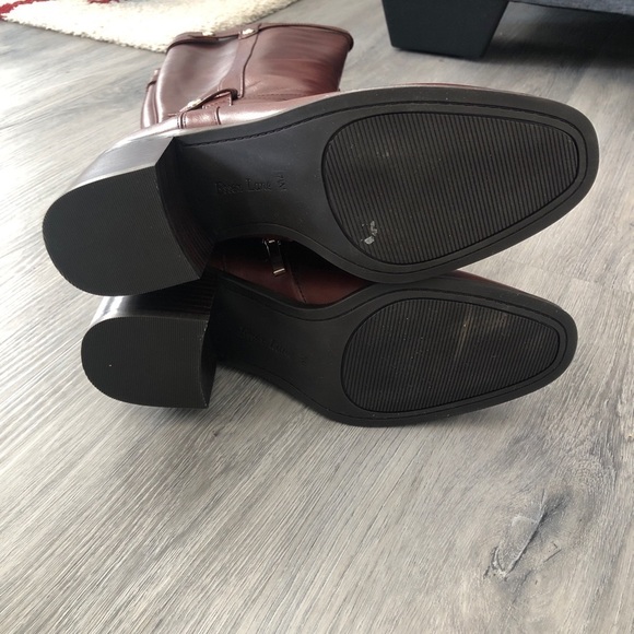 Essex Lane Lizzy Wide Calf Boots in Rich Caramel - Picture 9 of 14